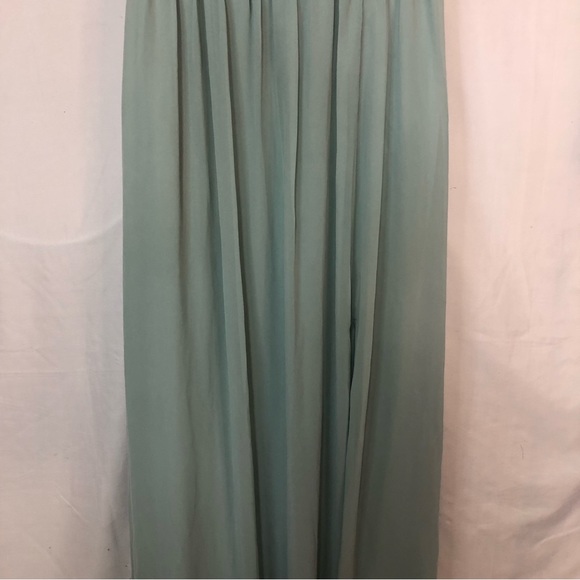Birdy Gray Women’s Dress Formal Sage Bridal Maxi Strapless Prom - Picture 8 of 14